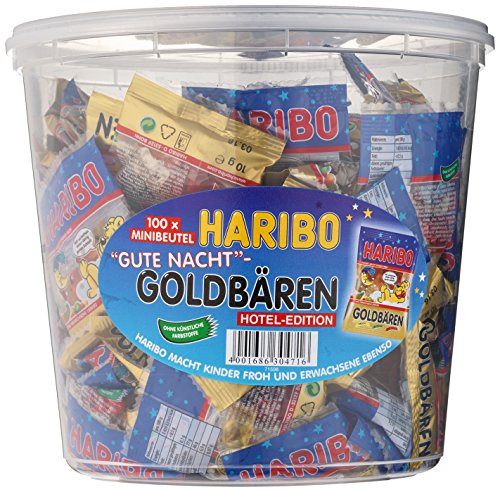 Haribo 100 Minibeutel Gute Nacht Goldbären von HARIBO