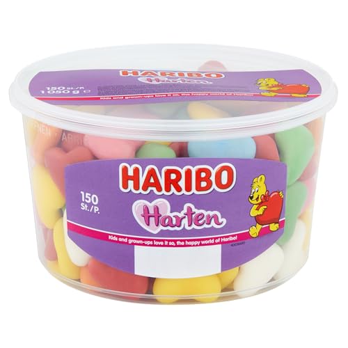 Haribo Baiser Herzen, Schaumdragee, 150 Stück, 1050g Dose von HARIBO