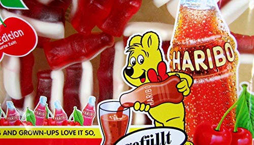 Haribo Fruitgom Kers-Cola 3000g Karton (Fruchtgummi Kirsch-Cola-Flaschen) von HARIBO