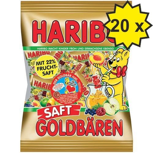 Haribo Saft-Goldbären Minis (20x 220g Beutel) von HARIBO