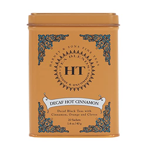 Harney & Sons, Decaf Hot Cinnamon Tea, 20 Tea Sachets, 1.4 oz (40 g) von Harney & Sons