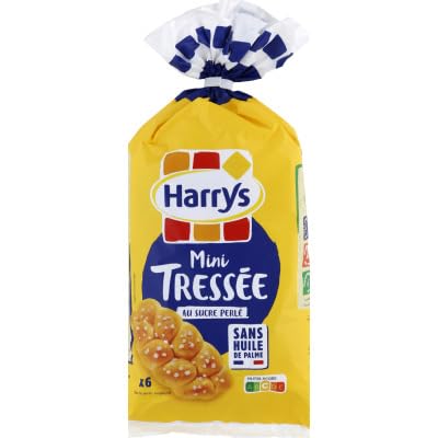 Harry's Mini-Geflecht mit Perlzucker x6 (210 g) von Harry's