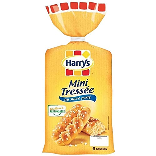 Harrys Mini Tressée Au Sucre Perlé 210g (lot de 3) von Harrys