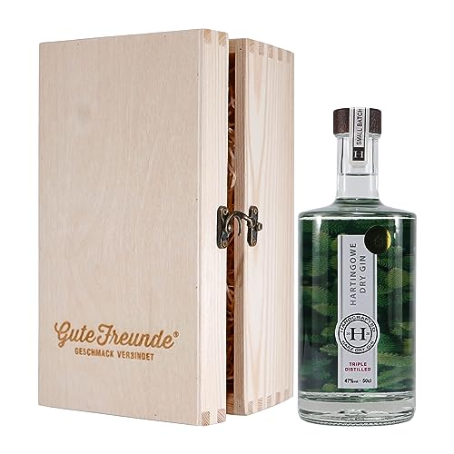 Hartingowe Pinsapo Dry Gin mit Geschenk-Holzkiste von Hartingowe