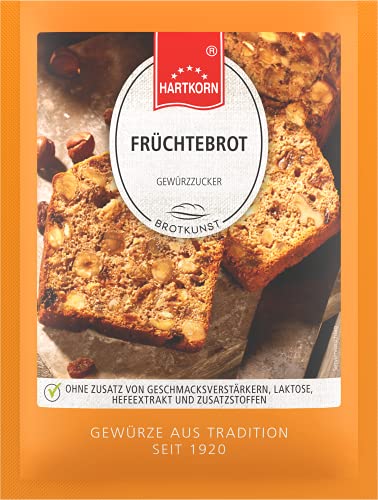 Früchtebrot Gewürzzucker - 15 g im Flachbeutel von Hartkorn- licht- und aromageschützt von Hartkorn