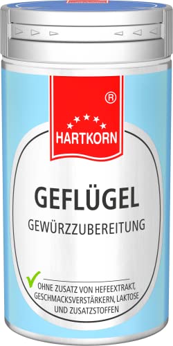 Geflügel Gewürz - 25 g im Aluminium Gewürzstreuer von Hartkorn - wiederverschließbar und wiederbefüllbar von Hartkorn