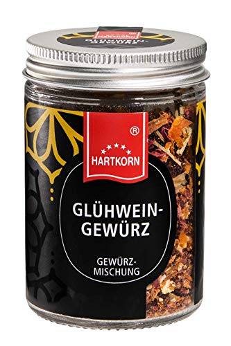Glühwein Gewürz - 24 g im Gourmet Glas von Hartkorn - wiederverschließbar und wiederbefüllbar von Hartkorn