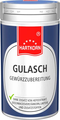 Gulasch Gewürzzubereitung - 32 g im Aluminium Gewürzstreuer von Hartkorn - wiederverschließbar und wiederbefüllbar von Hartkorn