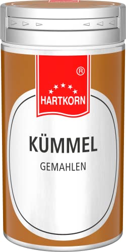 Kümmel, gemahlen - 30 g im Aluminium Gewürzstreuer von Hartkorn - wiederverschließbar und wiederbefüllbar von Hartkorn