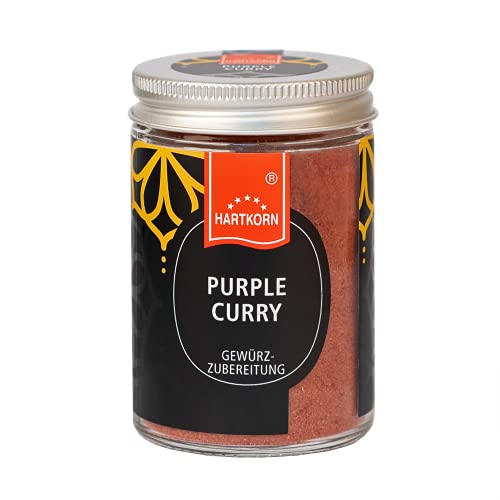 Purple Curry - 50 g im Gourmet Glas von Hartkorn - wiederverschließbar und wiederbefüllbar von Hartkorn