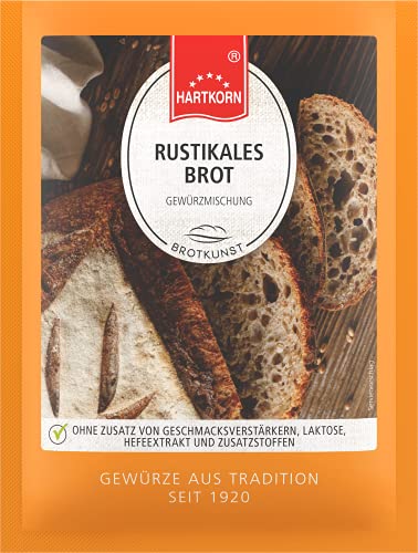 Rustikales Brot Gewürzmischung - 10 g im Flachbeutel von Hartkorn - Licht- und aromageschützt von Hartkorn