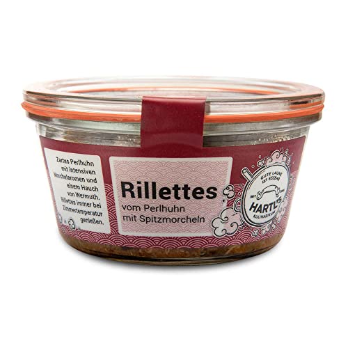 Rillettes vom Perlhuhn mit Spitzmorcheln 170g von Hartl's Kulinarikum