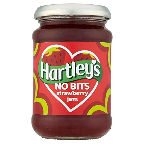 Hartley Glatte Erdbeermarmelade (340G) von Hartleys