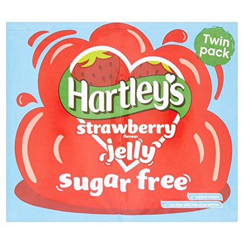 Hartleys Zucker Erdbeergelee Kristalle 23G von Hartleys