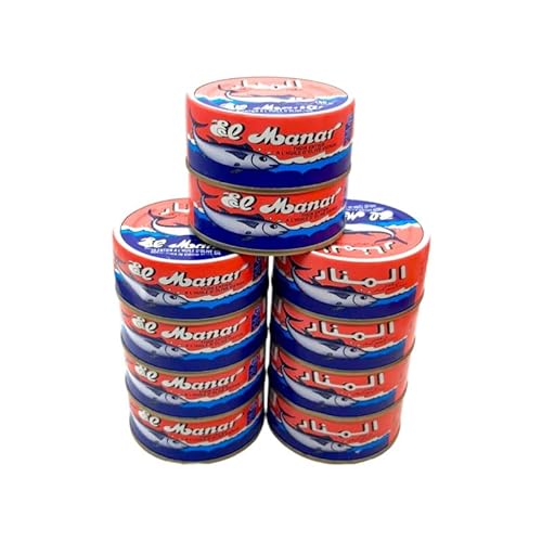 10X Hochwertiger Ganzer Thunfisch in nativem Olivenöl aus Tunesien 160g | 100% natürliches Olivenöl | Saftiger und delikater Geschmack 10X160g (1600g) von Harvessa