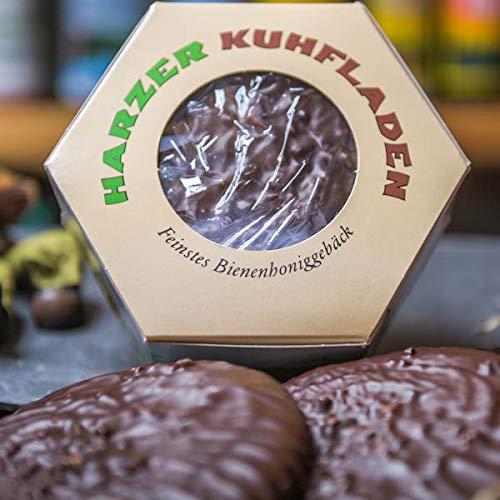 Harzer Kuhfladen | Lebkuchen mit Bienenhonig und Schokolade | leckeres Gebäck direkt aus dem Harz von Harzer Spezialitäten Kaufhaus