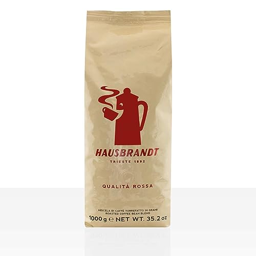 HAUSBRANDT Qualita Rossa 6 x 1kg Kaffee ganze Bohne von HAUSBRANDT TRIESTE 1892