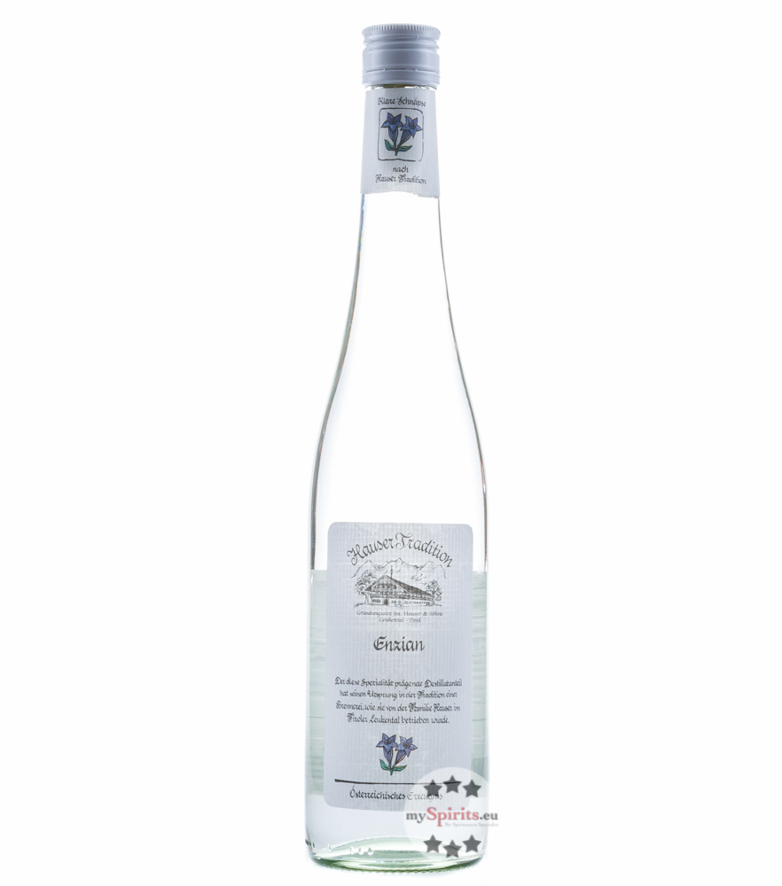 Hauser Enzian Schnaps (37,5 % vol., 0,7 Liter) von Hauser Tradition