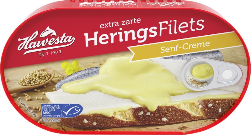 Hawesta Heringsfilets in Senf-Creme von Hawesta