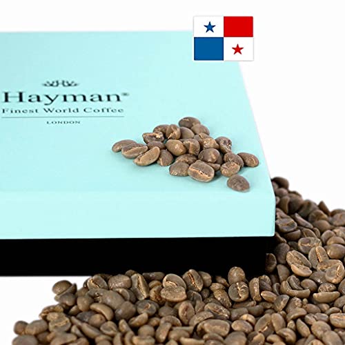 100% Geisha Kaffee aus Panama - Grüne Kaffeebohnen | Kaffee-Röststufe: nicht geröstet, Anzahl von Einheiten: 1 x 454g/16oz von Hayman - Finest World Coffee