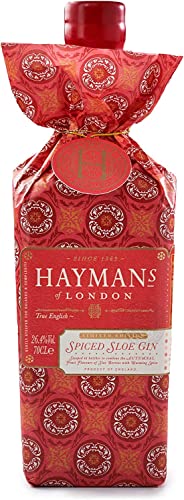 Hayman's Spiced Sloe Gin 26,4% Vol.| Würziger Schlehengin|Hayman's of London| Mit wärmenden Wintergewürzen| Kalt oder Warm genießen|In Geschenkverpackung verpackt|700ml von Hayman's