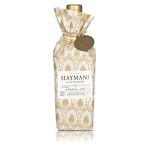 Hayman's | Cordial Gin | 700 ml | 3 Monate gelagert | Vollmundiger & robuster Gin | Süßer Geruch | Noten von Wacholder & Zitrus | Weiche Gewürznoten im Geschmack von Hayman's