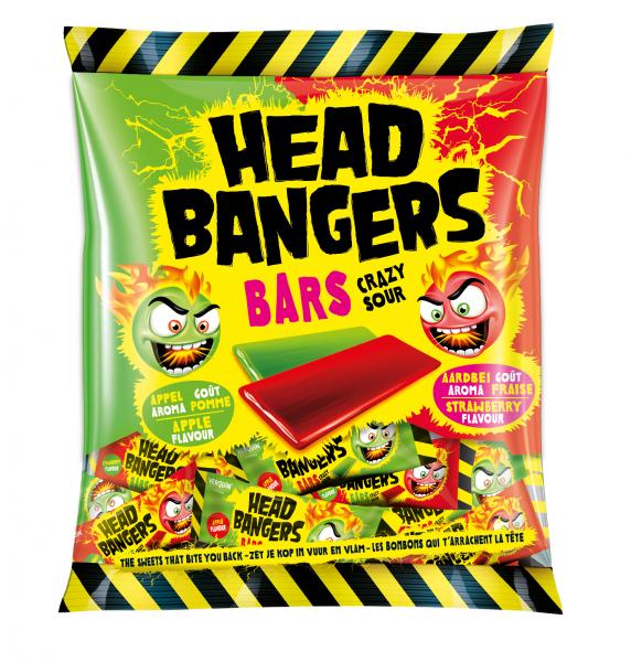 Head Bangers Bars Crazy Sour Apfel & Erdbeere von Head Bangers