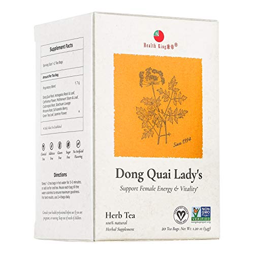 Health King Dong Quai Lady's Herb Tea, 20 BAGS von Health King