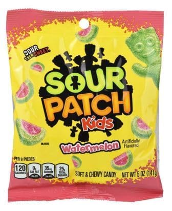 Sour Patch Kids - American Fruchtgummis + Heartforcards Versandschutz (Watermelon) von HeartForCards