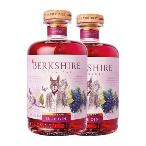 Gin Heaven Hill Berkshire Botanical Sloe Gin Medium Flasche 50 cl (Karton mit 2 Medium Flasche von 50 cl) von Heaven Hill Distilleries Inc