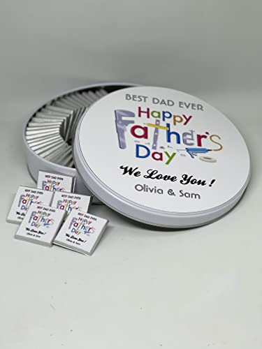 Best Dad Ever Happy Father's Day We Love You Design - Special For You - Special Design - Gift Chocolate For Father's Day (100) von Hediyenza