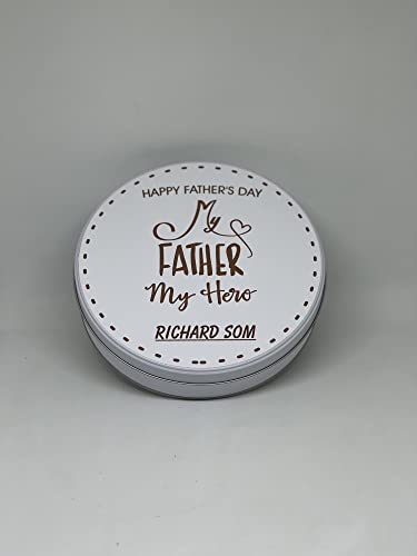 Happy Father's Day My Father My Hero Design - Special For You - Special Design - Gift Chocolate For Father's Day (100) von Hediyenza