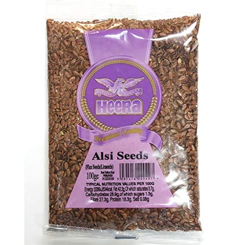 HEERA ALSI SEEDS FLAX SEEDS - LINS SEEDS HEERA 100G von Heera