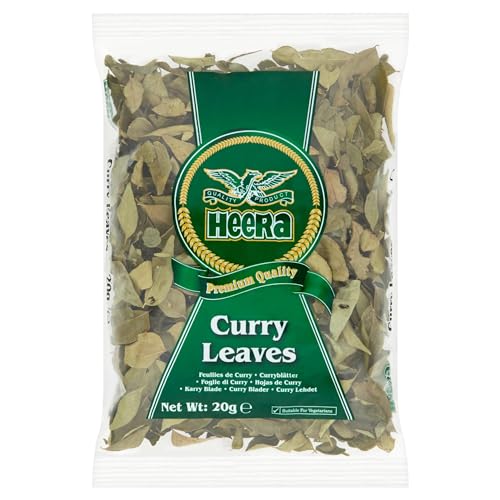 Heera- Curry-Blätter - Curry-Blatt - Die ideale Art, Ihre Mahlzeiten zu würzen - 20 Gramm von Heera