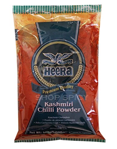 Heera Kashmiri Chilli-Pulver, 400 g von Heera