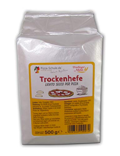 Frießinger Mühle Trockenhefe 500g | Hefe Backhefe Bäckerhefe | Ideal für Brot, Pizza, Fladenbrot, Gebäck von ebaney