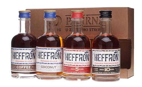 Heffron Rum Tasting Set 4 x 0,2 Liter 37% Vol. von Heffron