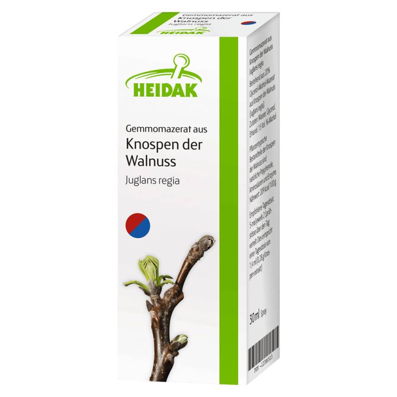 Gemmomazerat aus Knospen der Walnuss, 30ml von Heidak