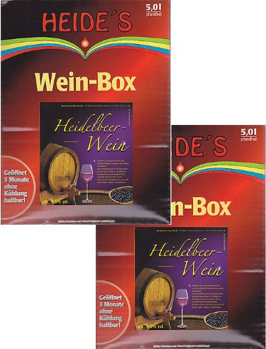 Heidelbeerwein 9,5% Alc., 2 x 5 Liter von Heides-BiB