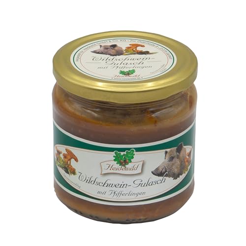 Heidewild Wildschwein-Gulasch mit Pfifferlingen 300g von Heidewild