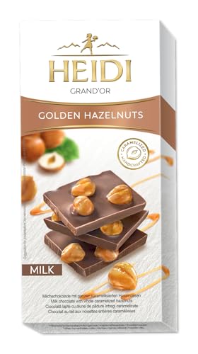 Heidi Schokoladentafel Grand'Or Milk & Hazelnuts 100g (case of 12) von Heidi