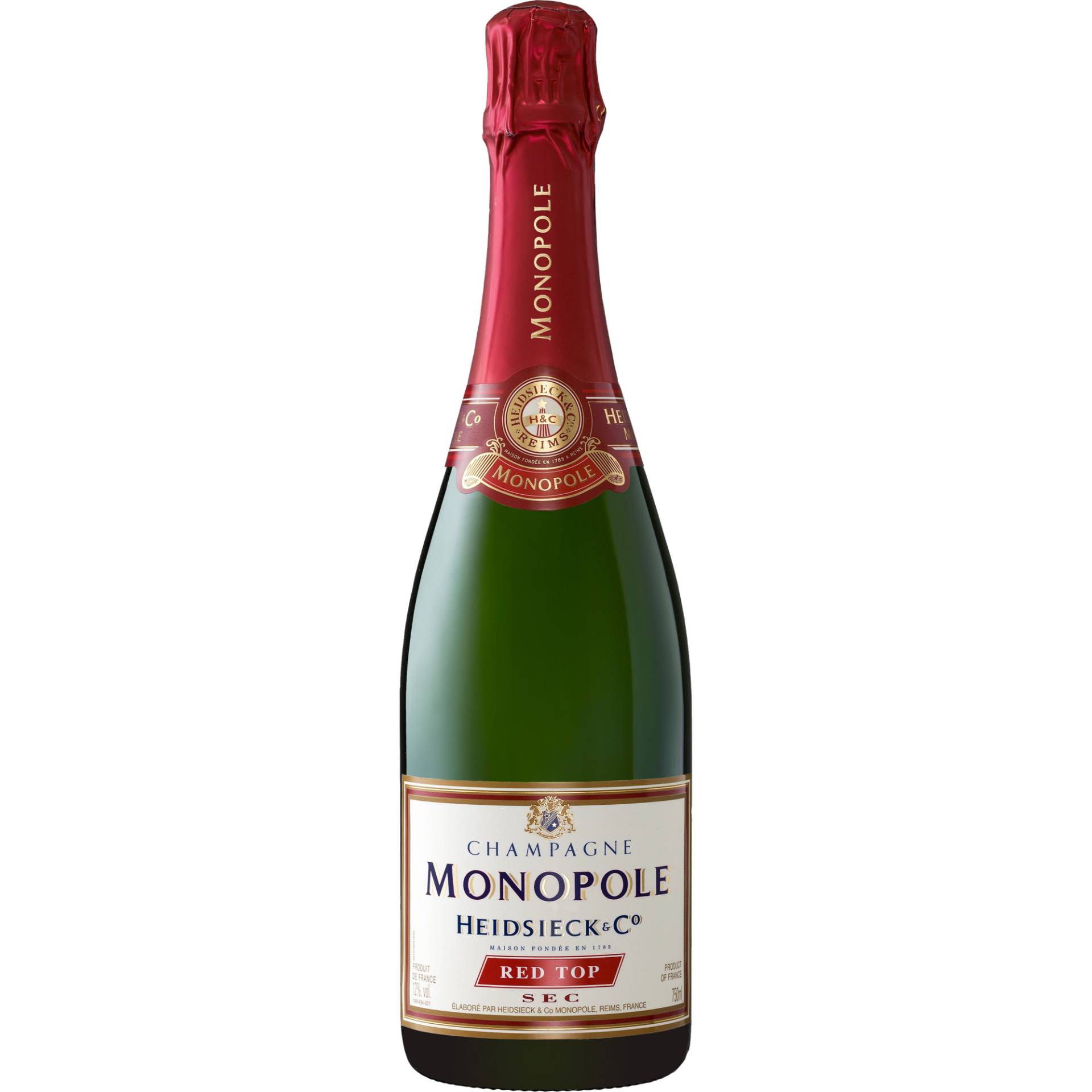 Champagne Heidsieck Monopole Red Top, Sec, Champagne AC, Geschenketui, Champagne, Schaumwein von Heidsieck Monopole & Co., 51100 Reims, France