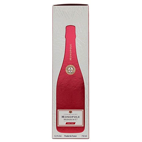 Heidsieck & Co. Monopole Red Top Sec Champagner mit Geschenkverpackung, 750ml von Heidsieck & Co. Monopole