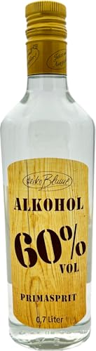 Heiko Blume Alkohol 60% Vol. – Hochwertiger Primasprit aus Ostfriesland für Hausgemachte Spirituosen und mehr von Heiko Blume