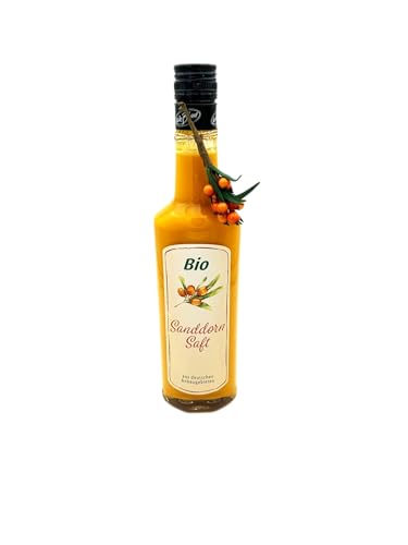 Heiko Blume Bio Sanddornsaft - 500ml - Premium Direktsaft aus deutschen Anbaugebieten - Ohne Zusätze von Heiko Blume