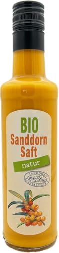 Heiko Blume Bio Sanddornsaft Natur – 350 ml (100% reiner Bio-Sanddornsaft) – Die pure Kraft Ostfrieslands von Heiko Blume