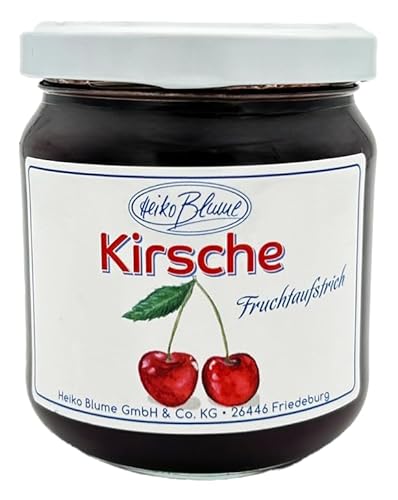 Heiko Blume Kirsche Fruchtaufstrich 250g – Fruchtig-intensiver Genuss aus Ostfriesland von Heiko Blume