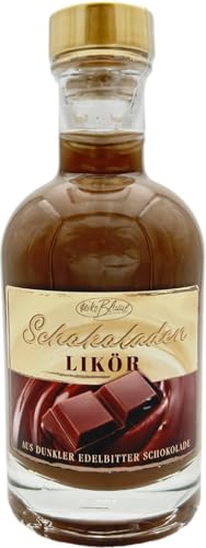 Heiko Blume Schokoladenlikör – Premium-Likör mit echter weißer Schokolade – 15% vol., 0,2 l (Edelbitter Schokolade) von Heiko Blume