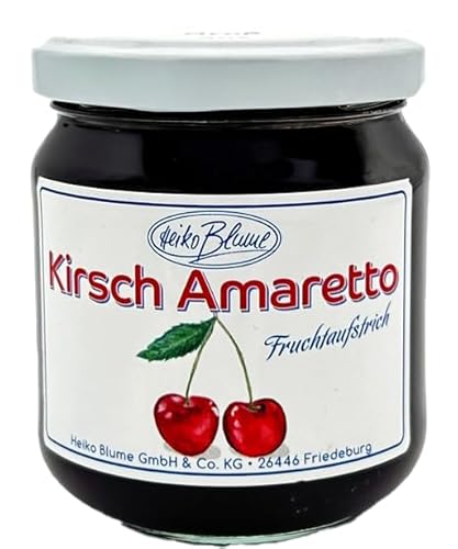 Kirsch-Amaretto Fruchtaufstrich 250g – Verführerische Harmonie aus Kirsche & Amaretto von Heiko Blume