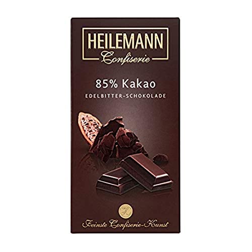 Heilemann 85% Kakao Edelbitter-Schokolade, 100g von Heilemann Confiserie